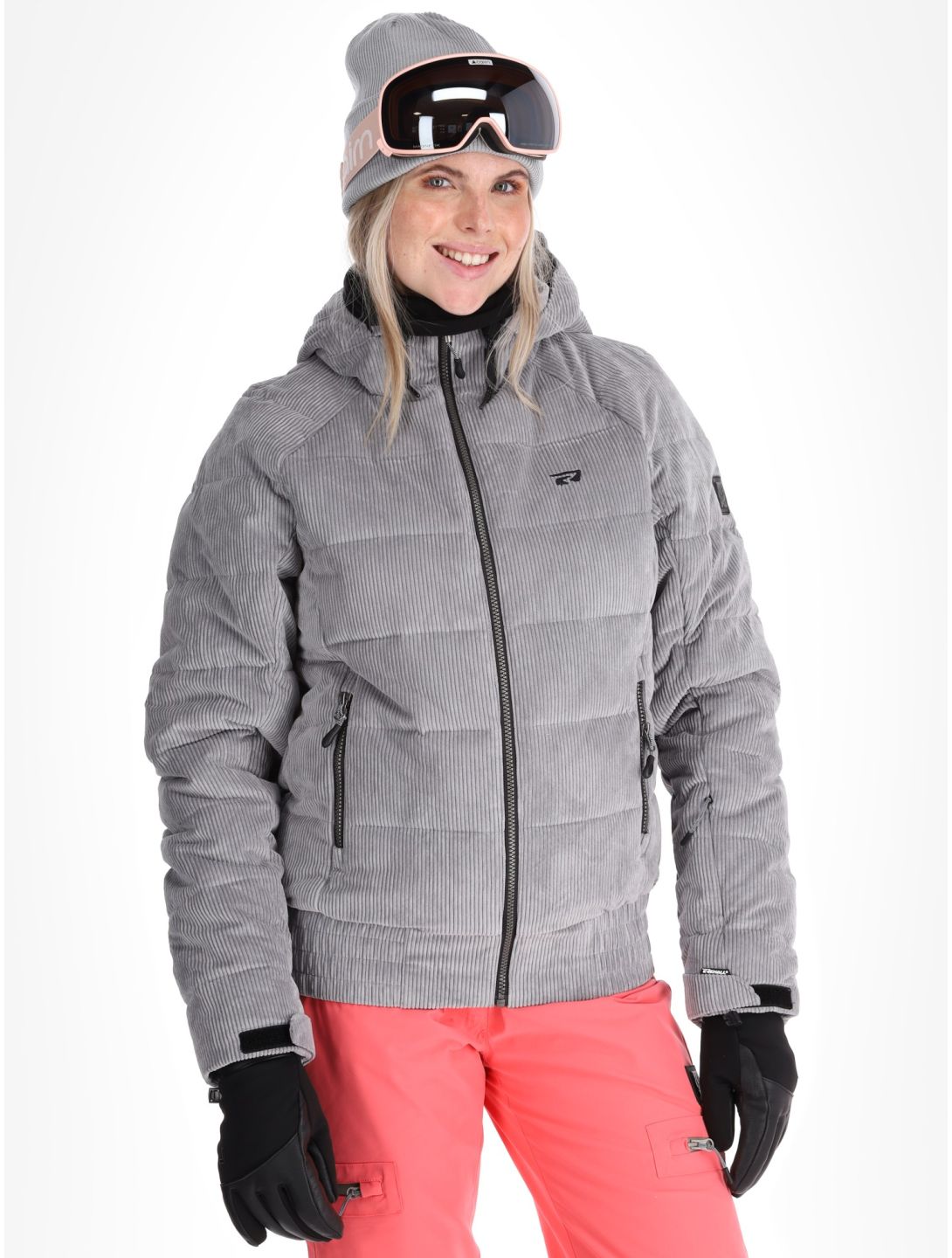 Rehall, Puffy-R ski jacket women Sleet grey 