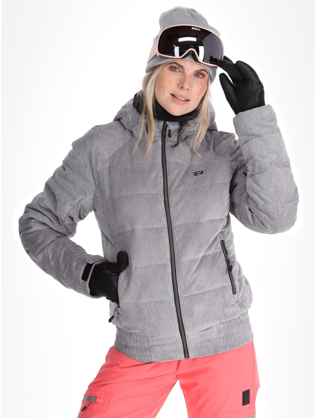 Rehall, Puffy-R ski jacket women Sleet grey 