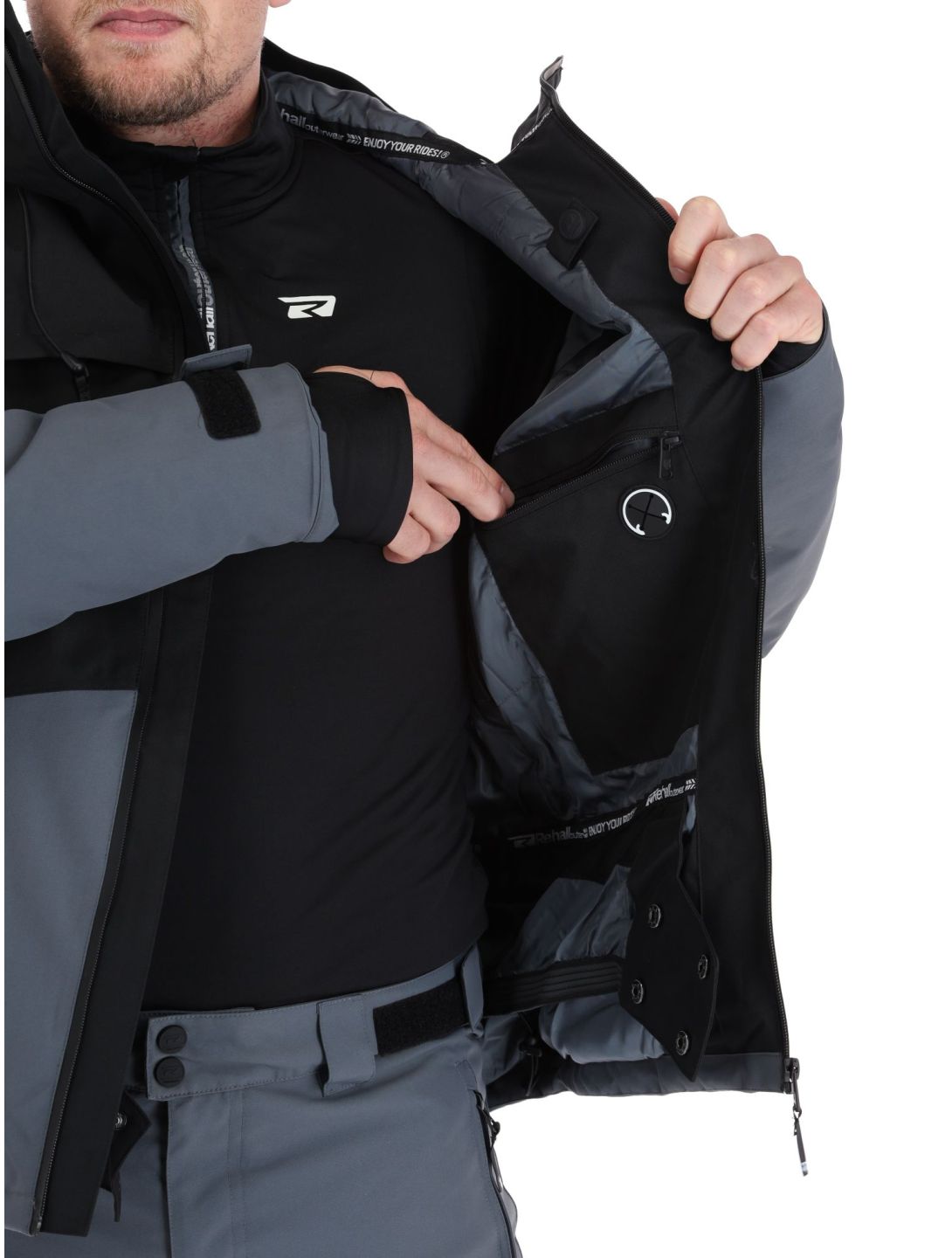 Rehall, Rager-R ski jacket men Black black 