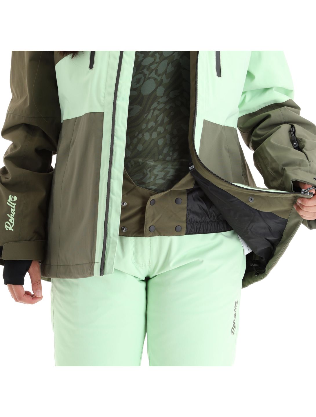 Rehall, Ricky-R ski jacket women olive green 