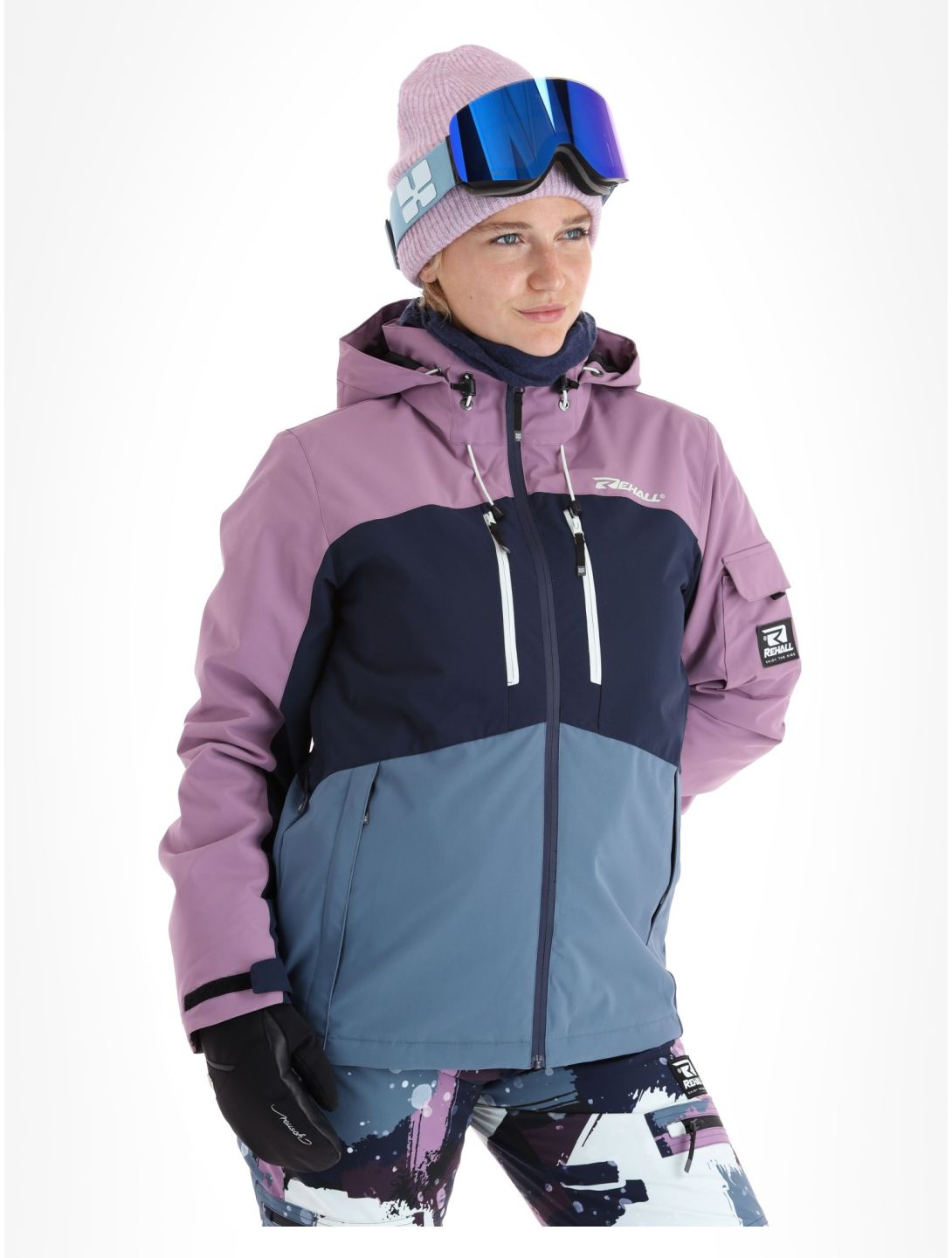 Rehall, Rome-R ski jacket women Lavender blue, purple 