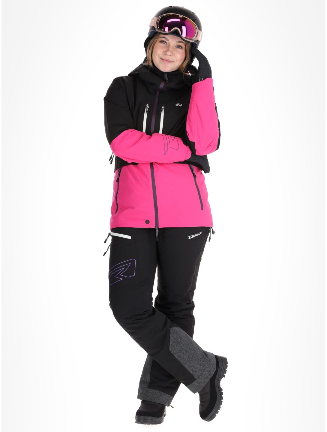 Rehall, Sabinio-R ski jacket women Pink black, pink 