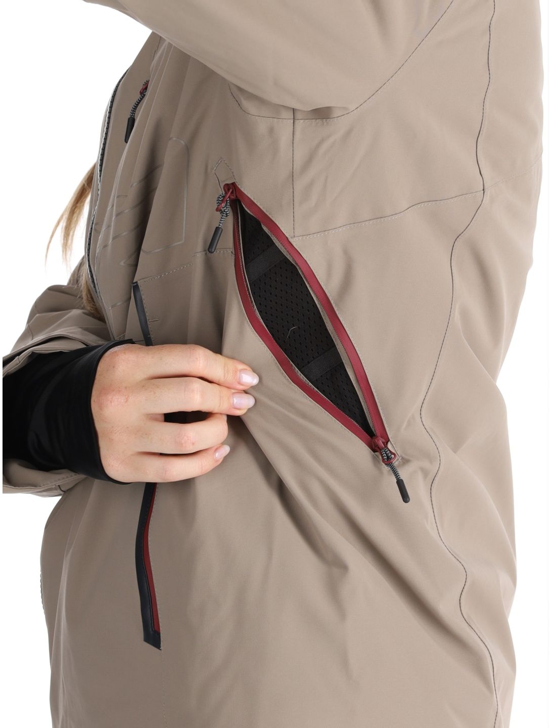 Rehall, Skye-R ski jacket women Brindle beige 