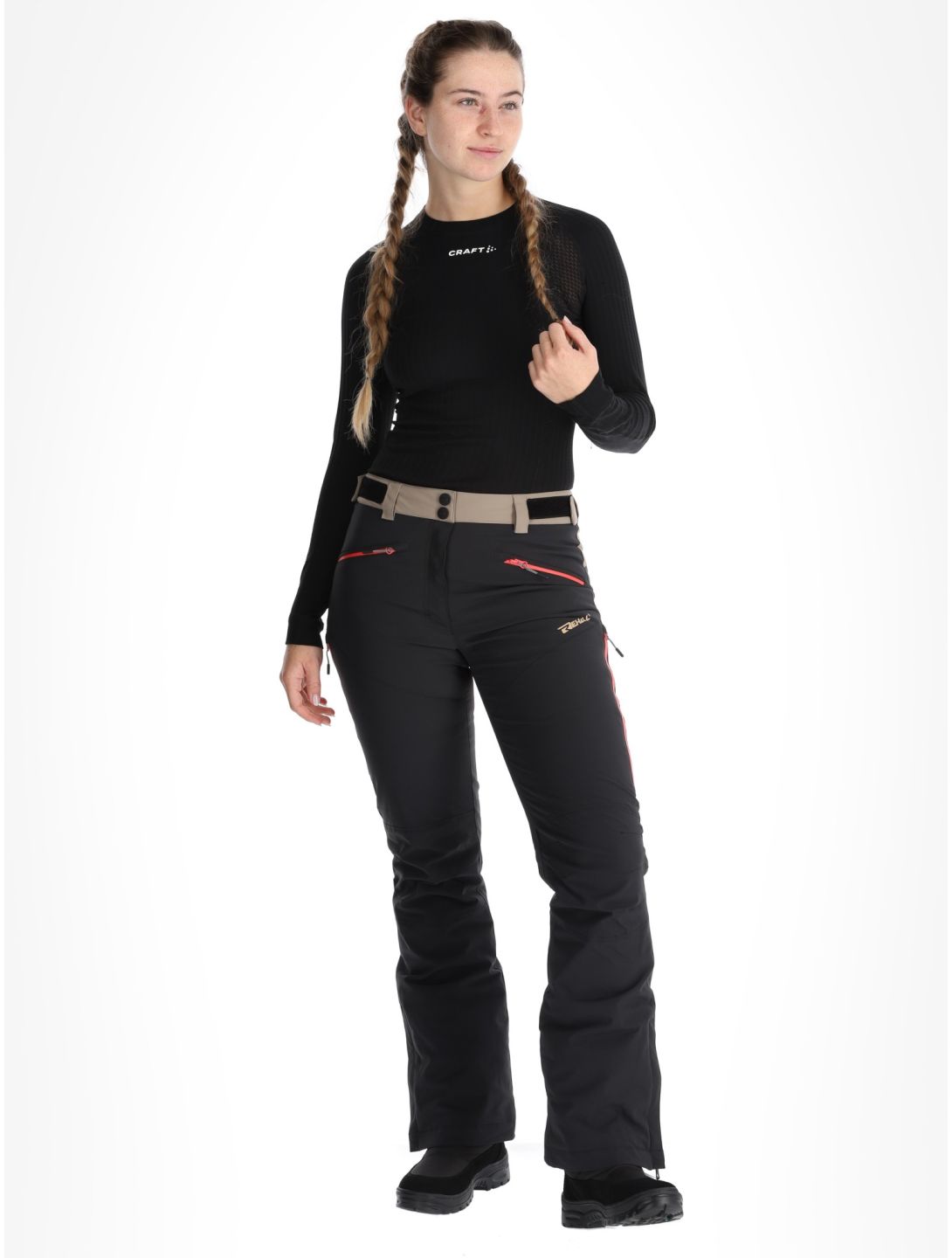 Rehall, Stormy-R ski pants women Caviar black 