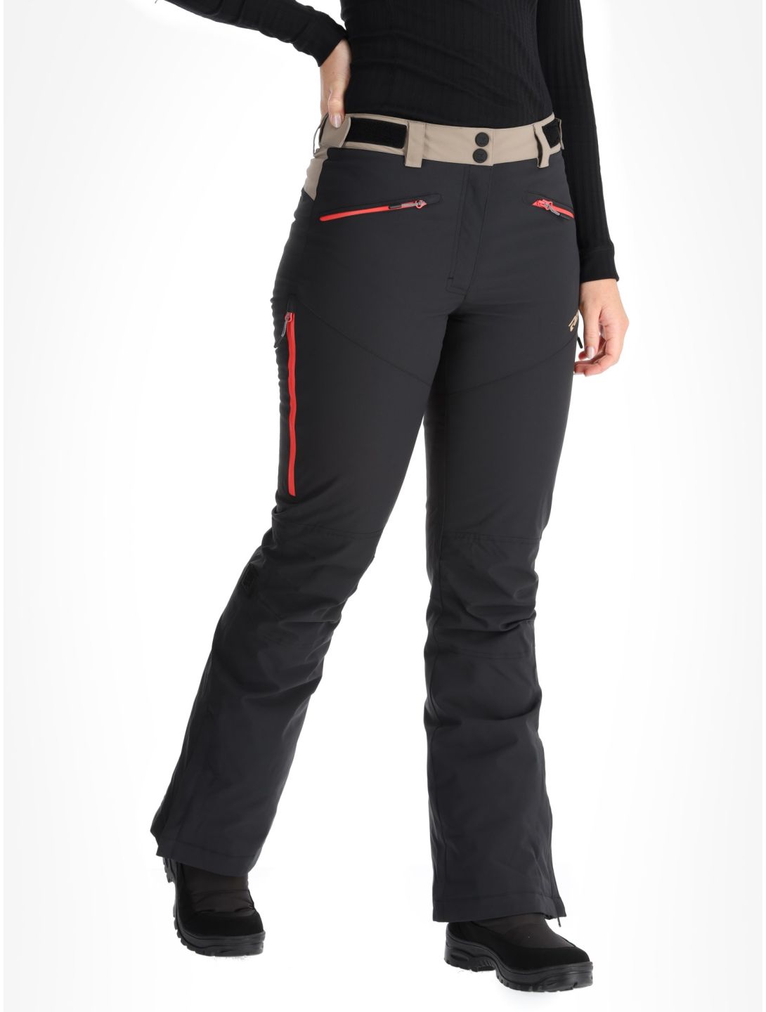 Rehall, Stormy-R ski pants women Caviar black 