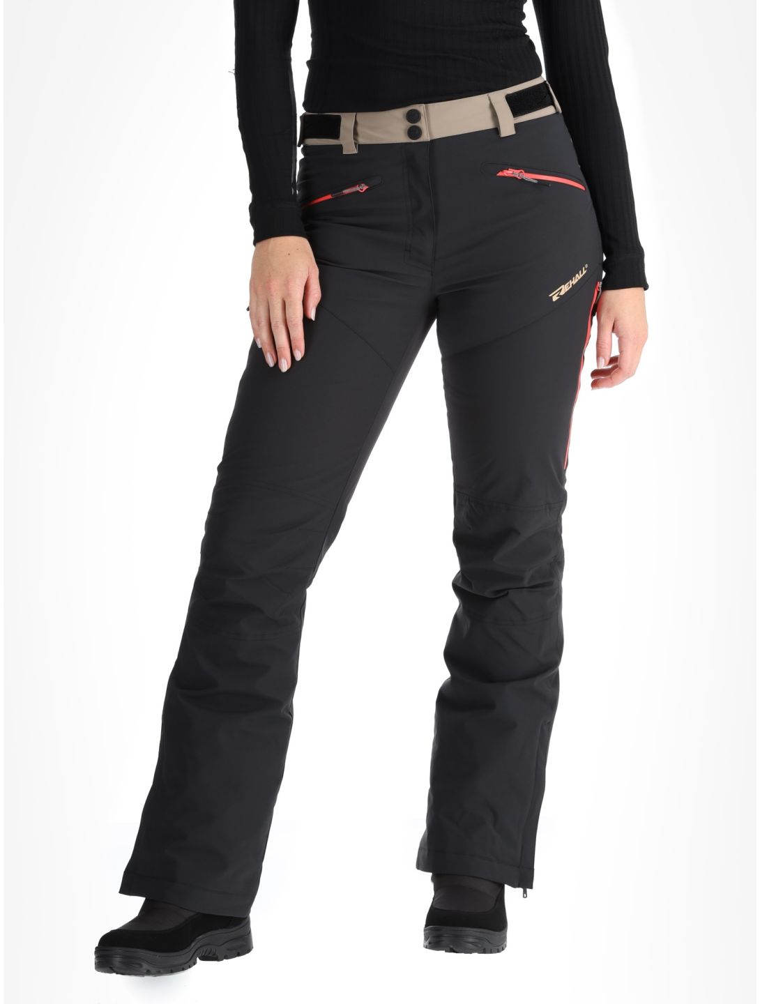 Rehall, Stormy-R ski pants women Caviar black 