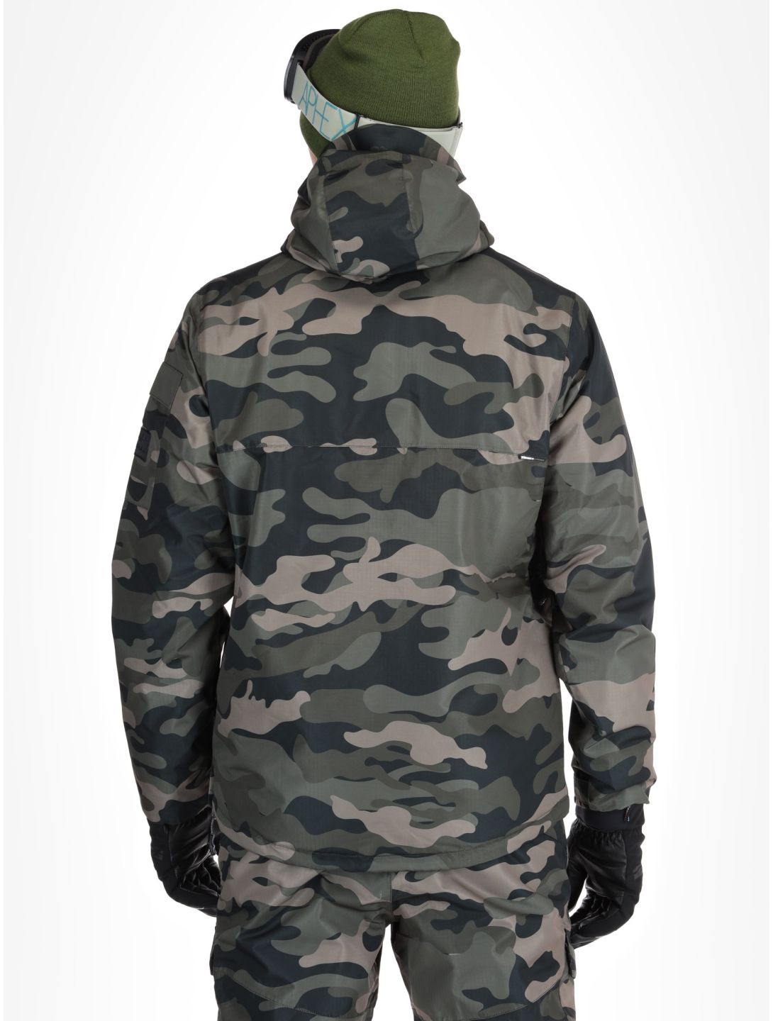 Rehall, Tabor-R winter anorak men Camo Black black 