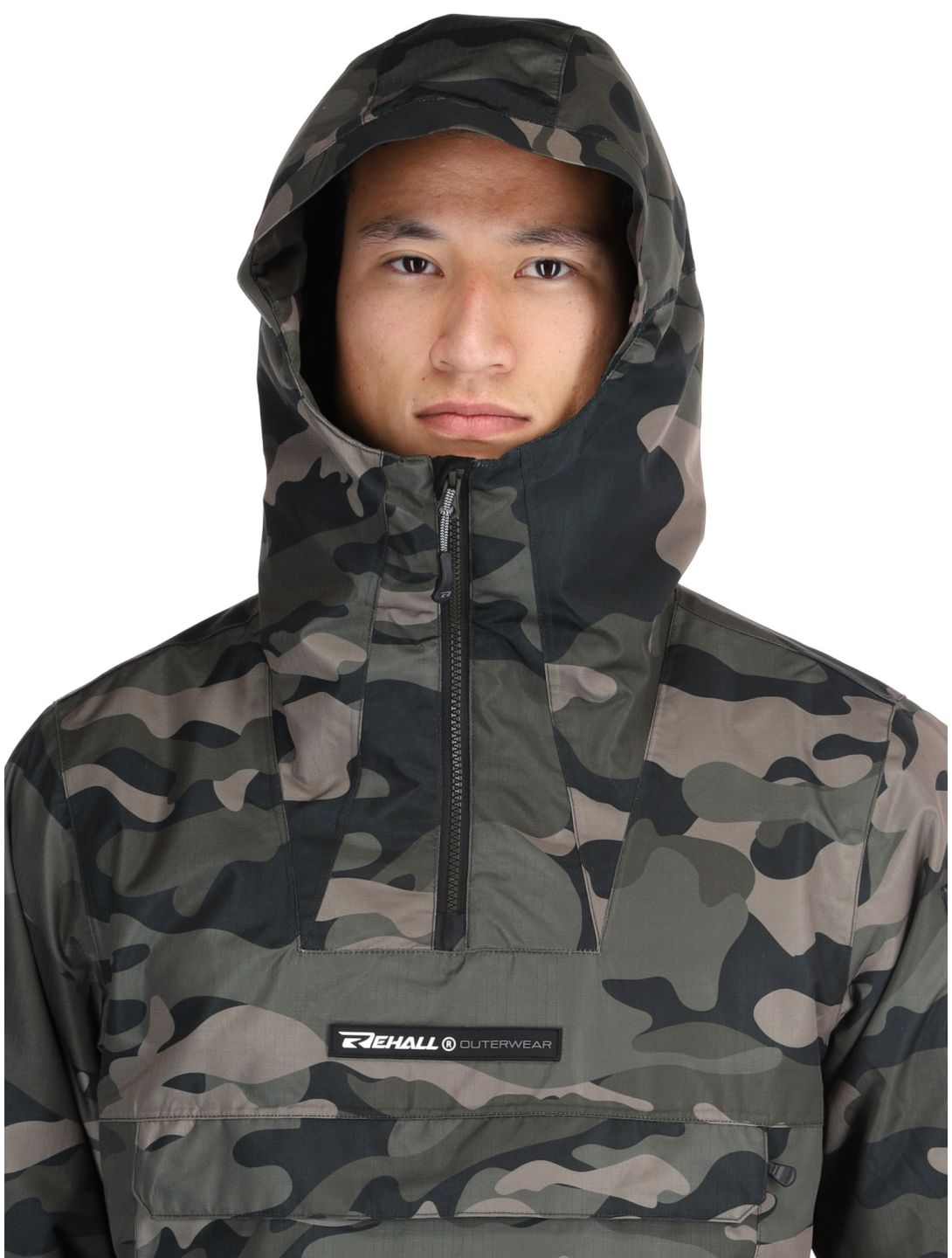 Rehall, Tabor-R winter anorak men Camo Black black 