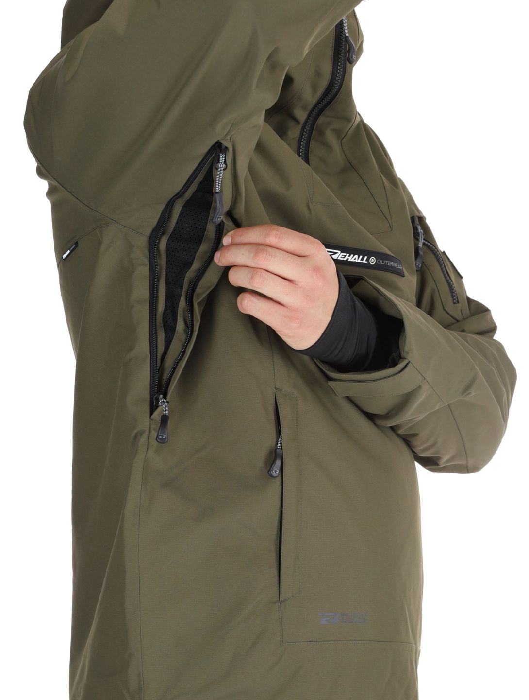 Rehall, Tabor-R winter anorak men Olive green 