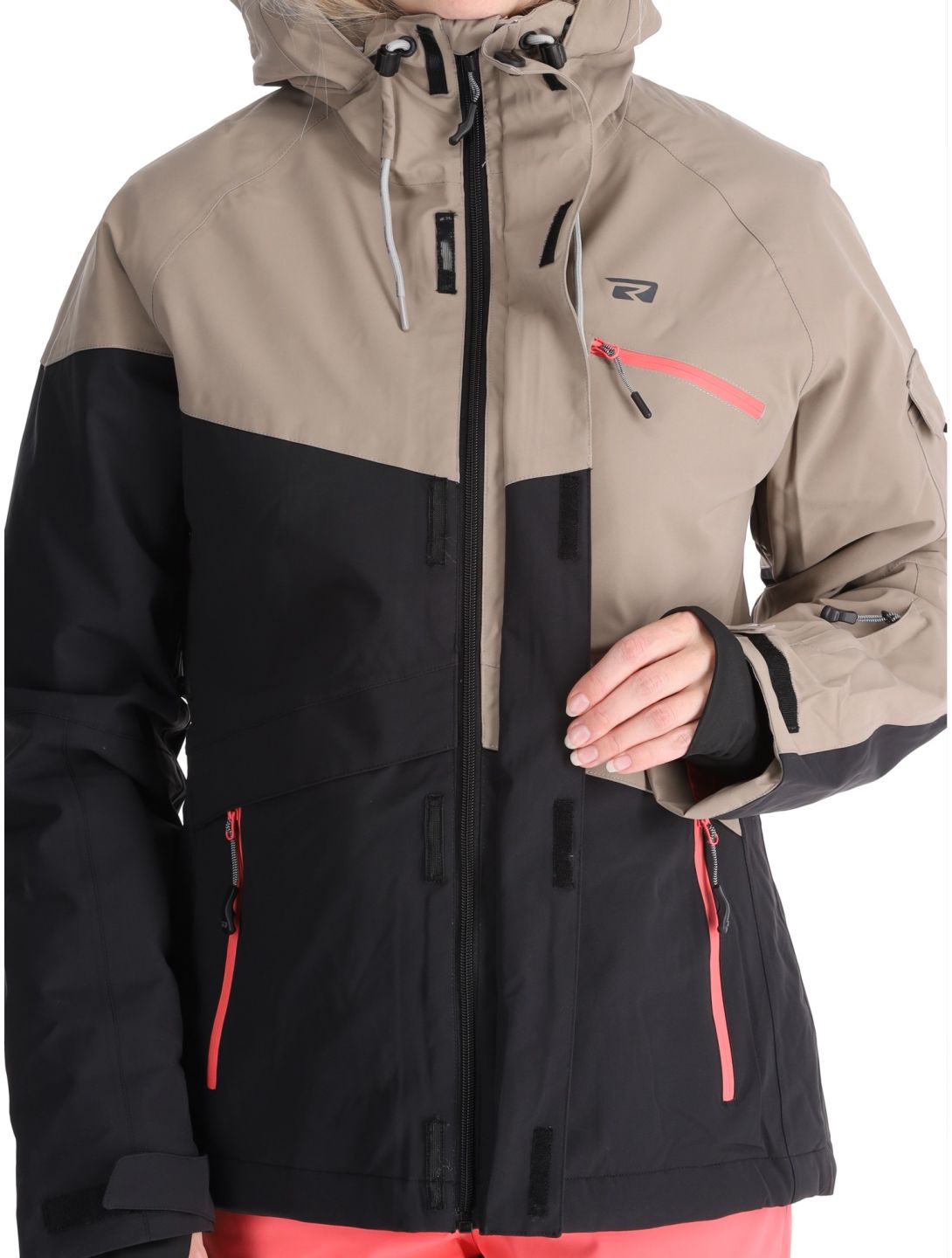 Rehall, Tasha-R ski jacket women Brindle beige 