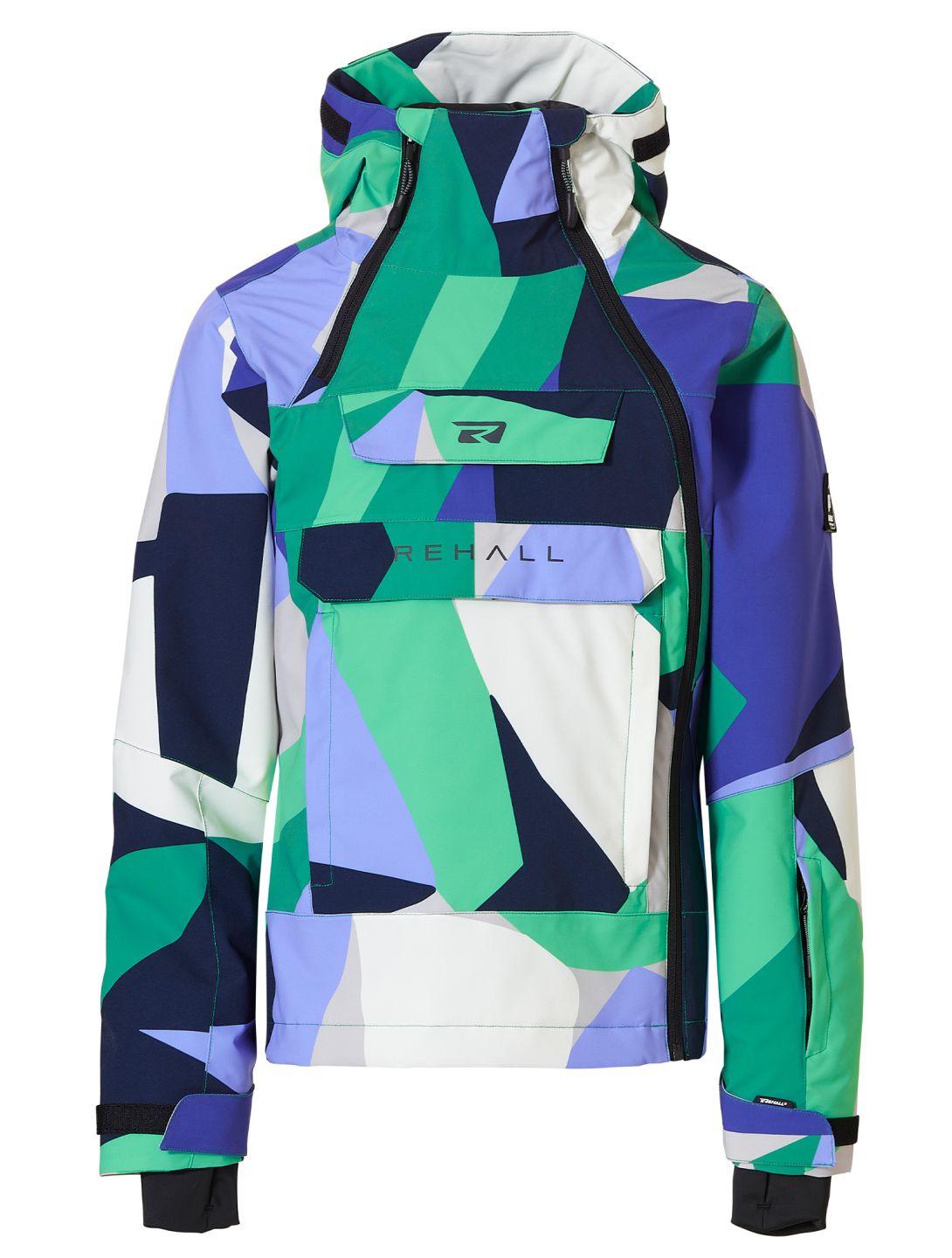 Rehall, Taylor-R ski jacket kids Abstract - Jacaranda-Spring multicolor 