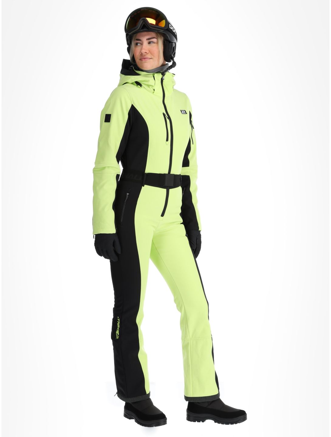 Rehall, Teddie-R ski suit women Sharp Green black, green 