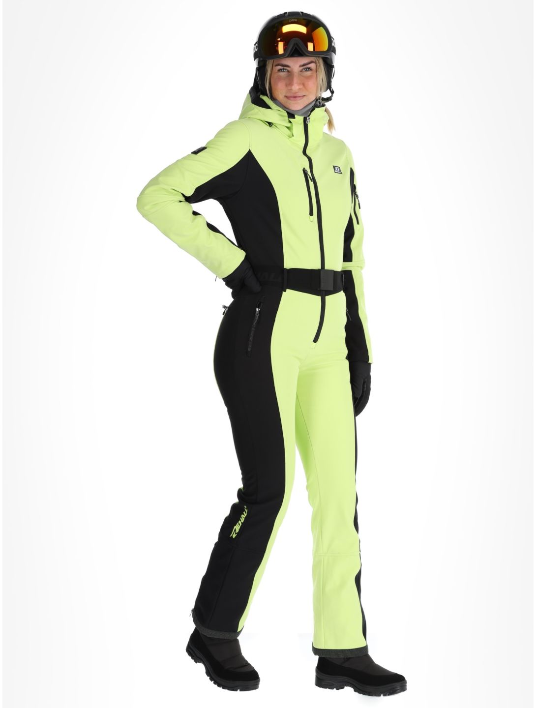 Rehall, Teddie-R ski suit women Sharp Green black, green 