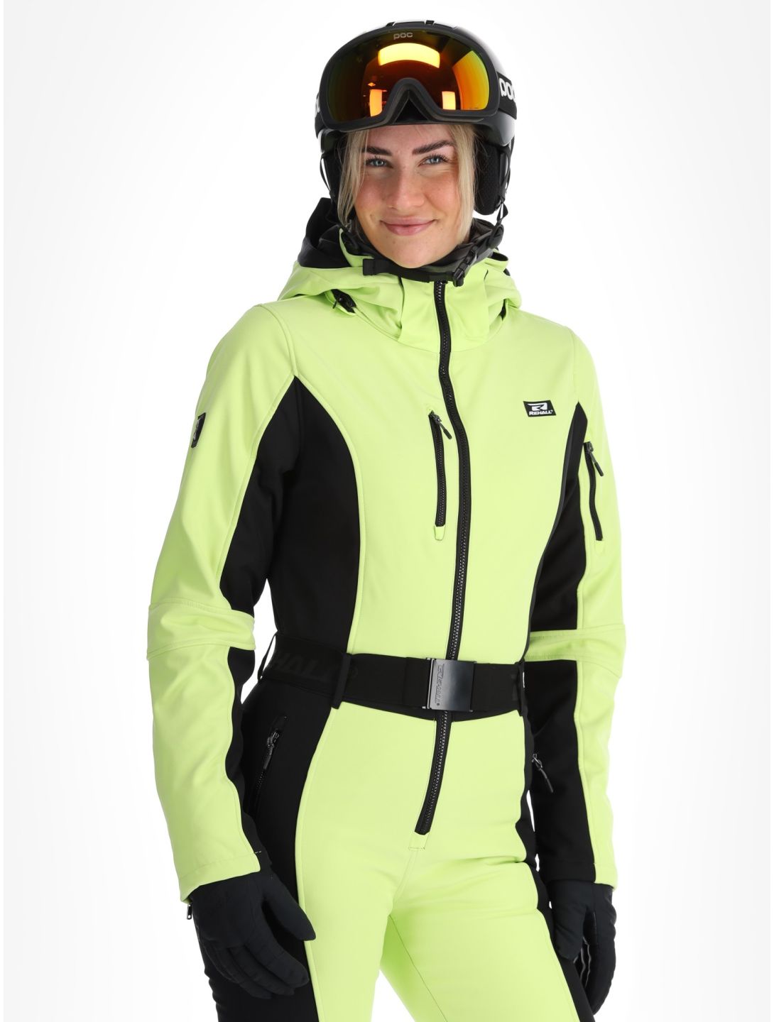 Rehall, Teddie-R ski suit women Sharp Green black, green 