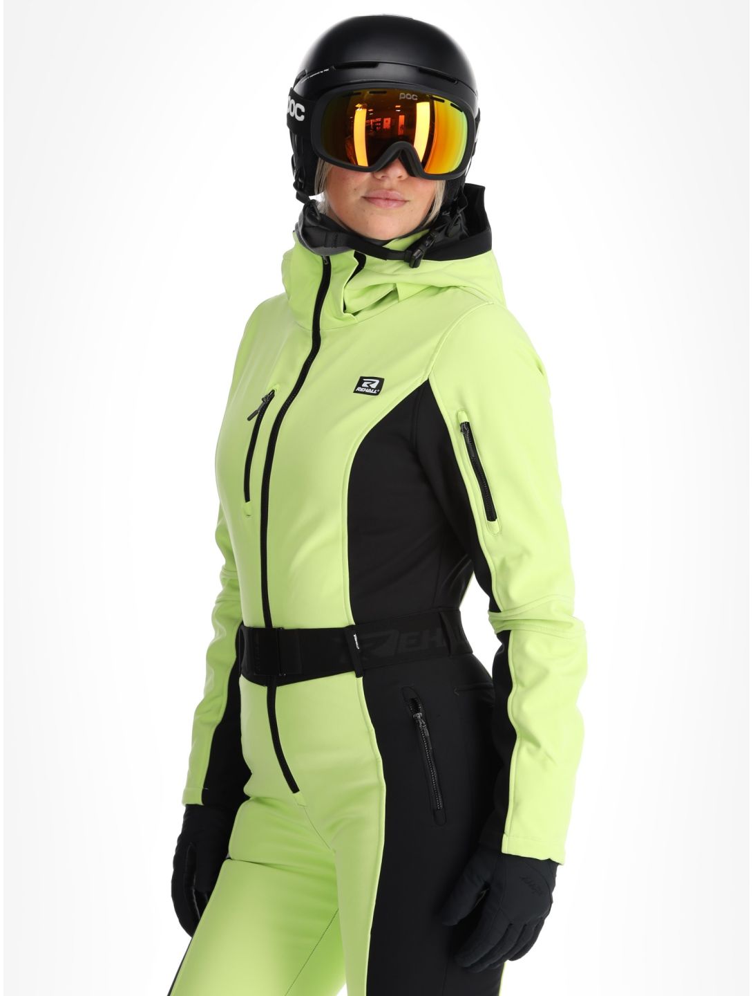 Rehall, Teddie-R ski suit women Sharp Green black, green 