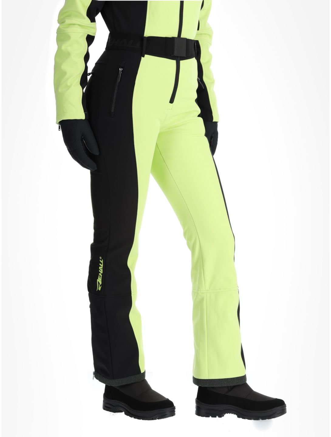 Rehall, Teddie-R ski suit women Sharp Green black, green 