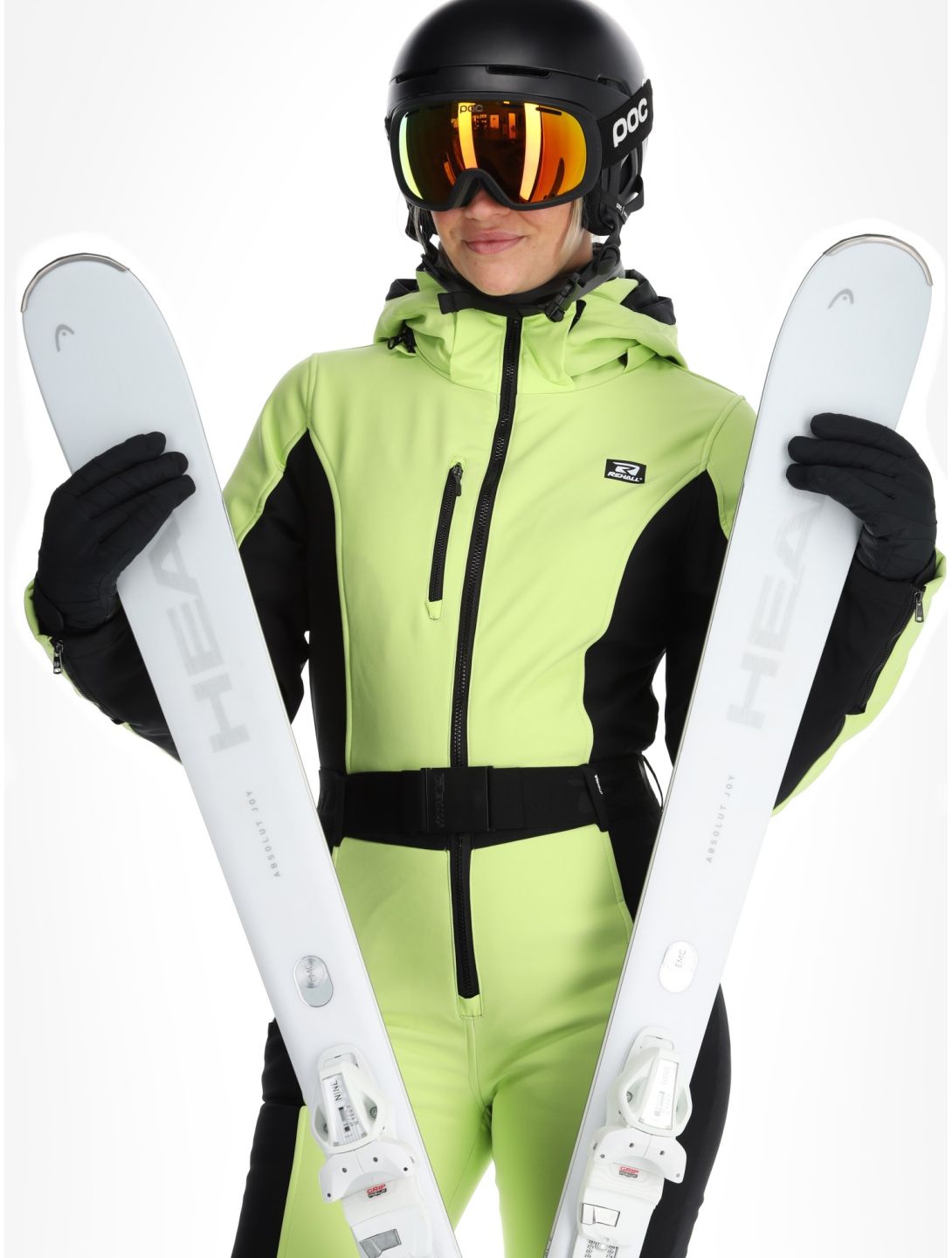 Rehall, Teddie-R ski suit women Sharp Green black, green 