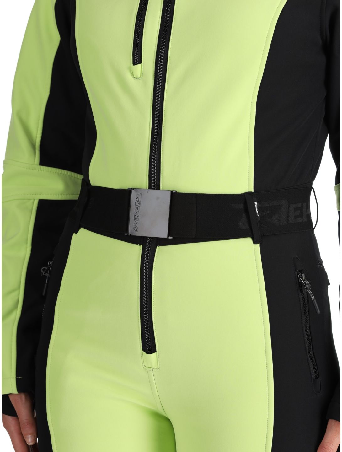 Rehall, Teddie-R ski suit women Sharp Green black, green 