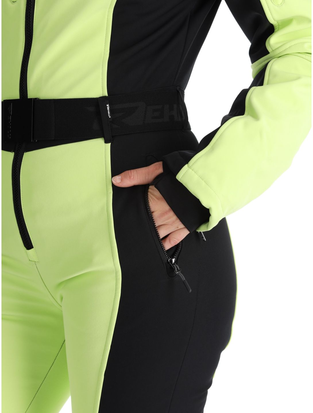 Rehall, Teddie-R ski suit women Sharp Green black, green 