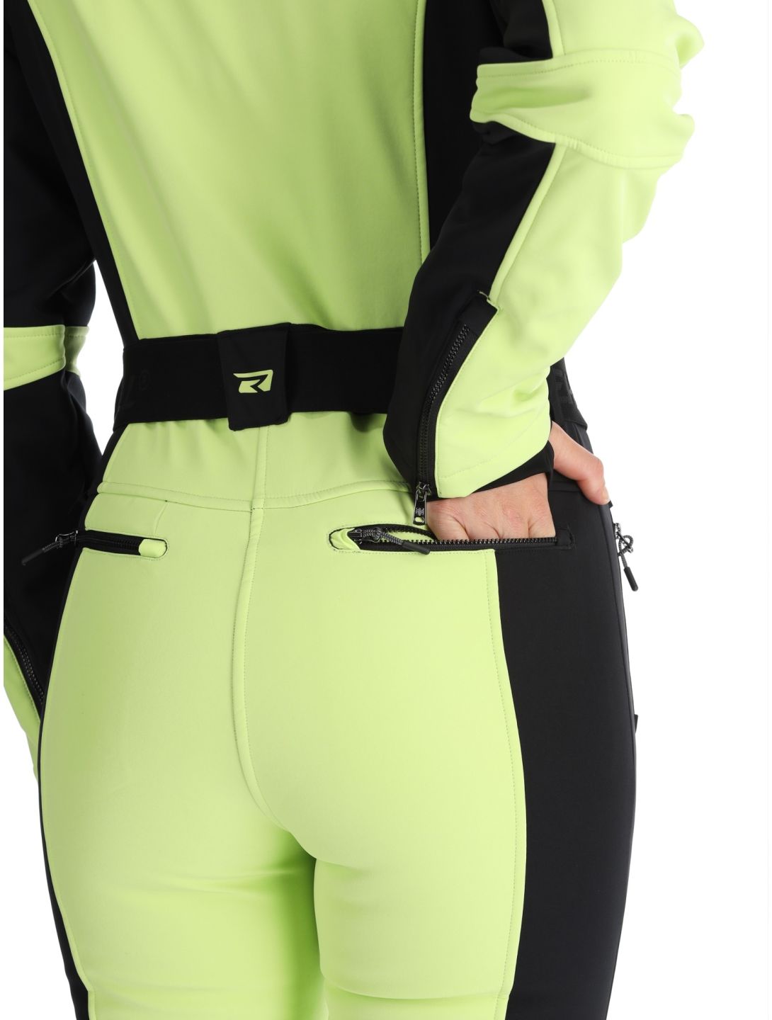 Rehall, Teddie-R ski suit women Sharp Green black, green 