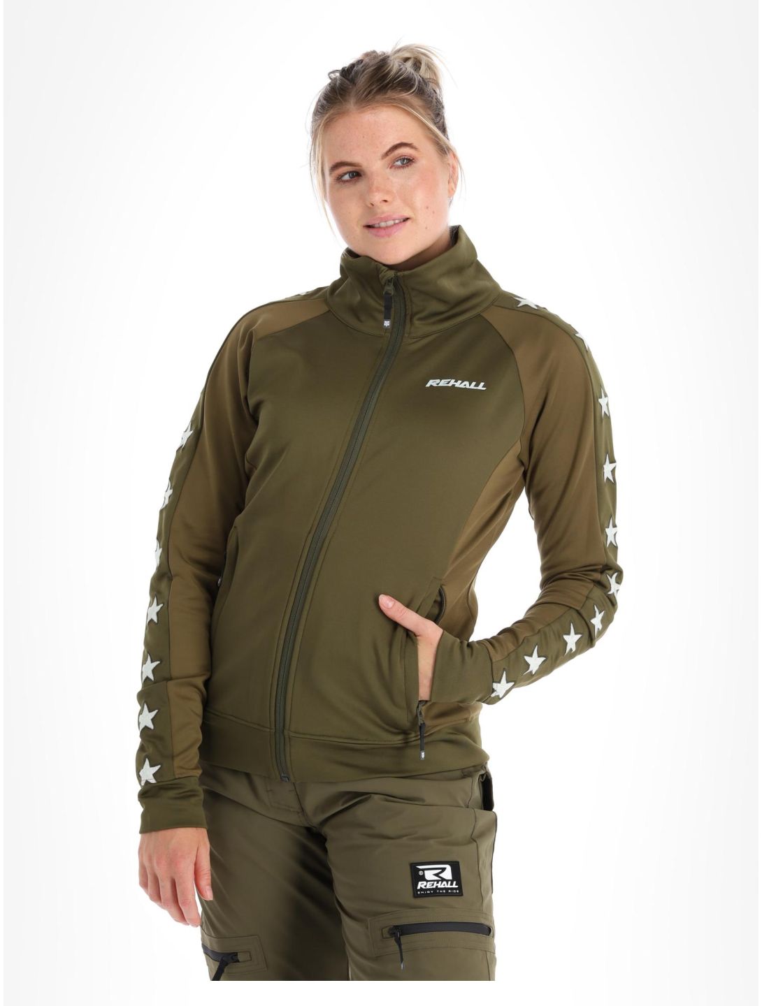 Rehall, Tess-R jacket women Olive green, grey 