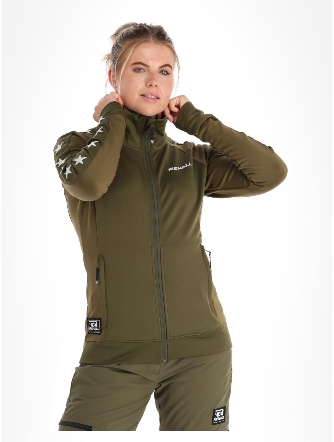 Rehall, Tess-R jacket women Olive green, grey 