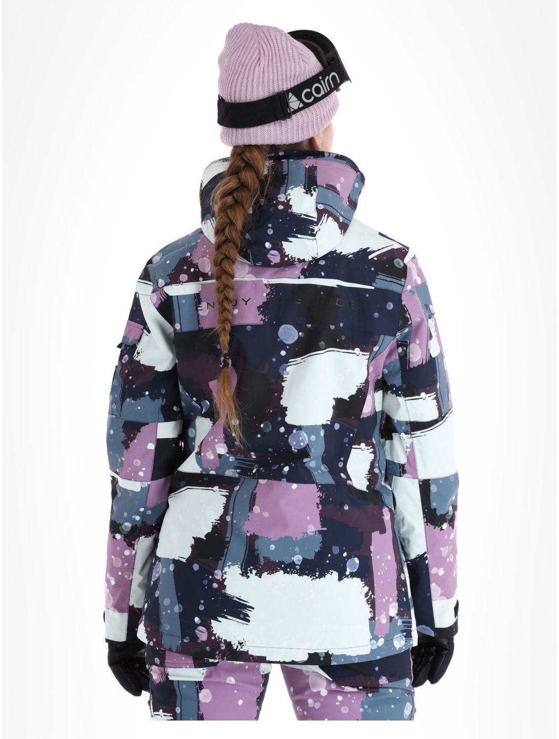 Rehall, Vie-R ski jacket women Camo Abstract Lavender multicolor, purple 