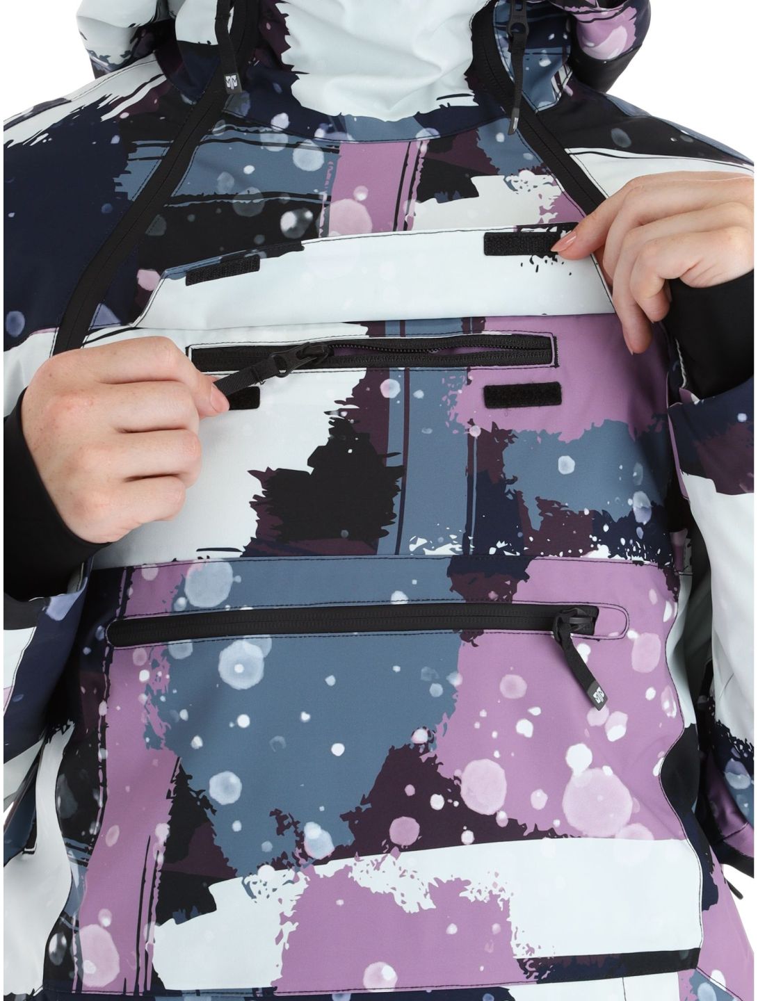 Rehall, Vie-R ski jacket women Camo Abstract Lavender multicolor, purple 