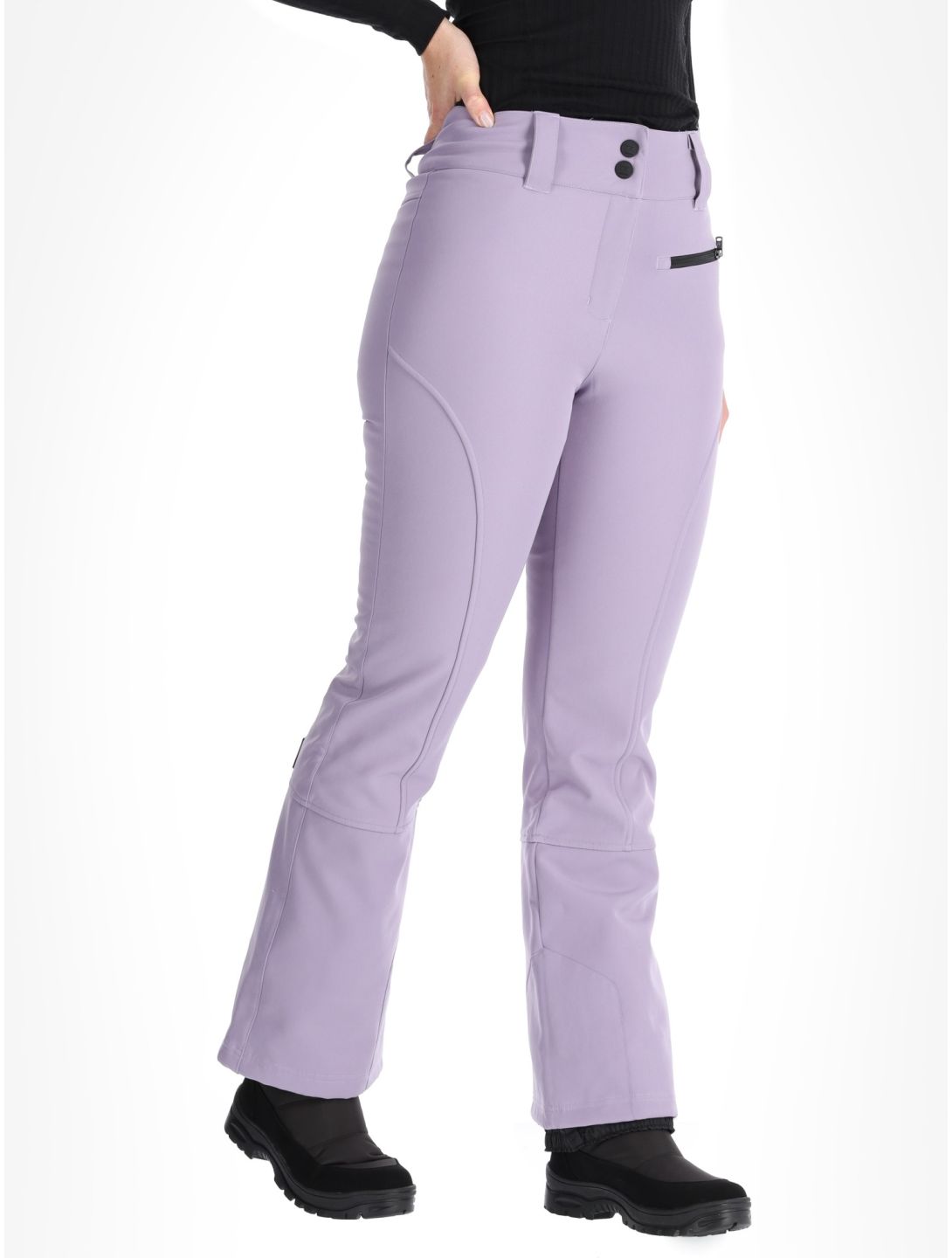 Rehall, Yves-R softshell ski pants women Dusk purple 