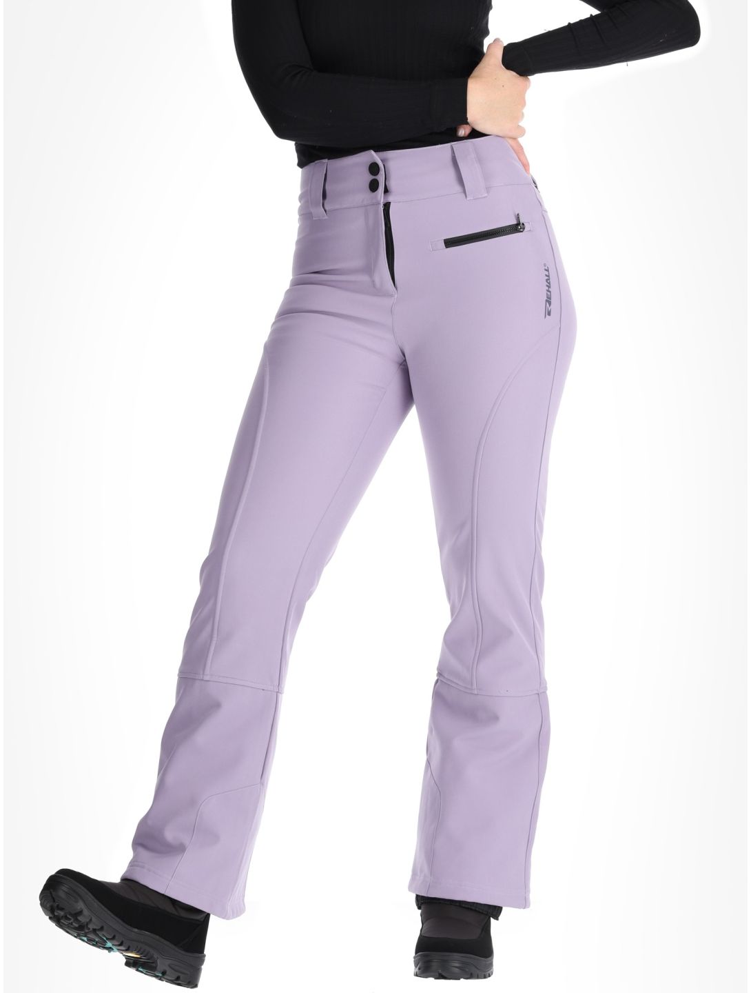 Rehall, Yves-R softshell ski pants women Dusk purple 