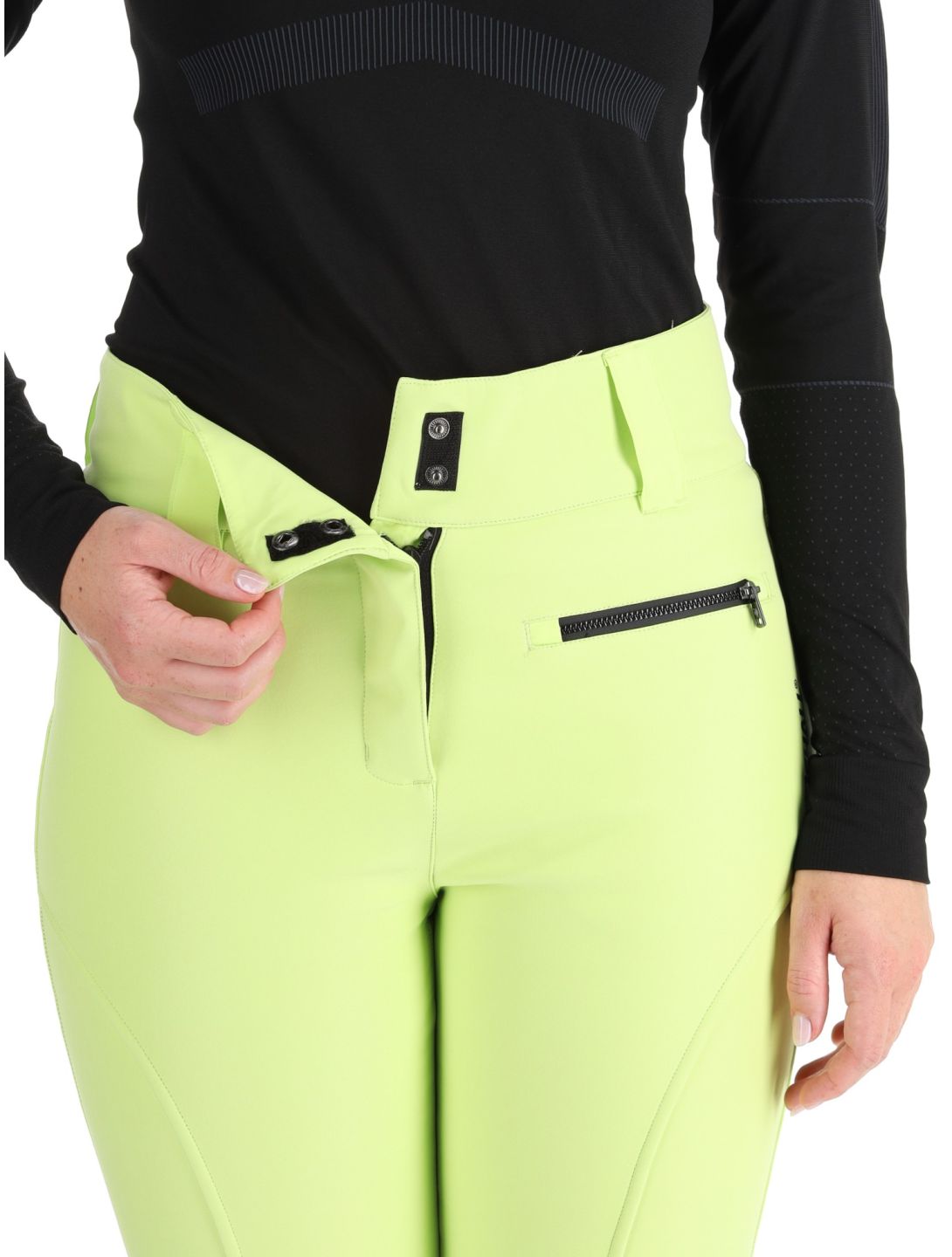 Rehall, Yves-R softshell ski pants women Sharp Green green 