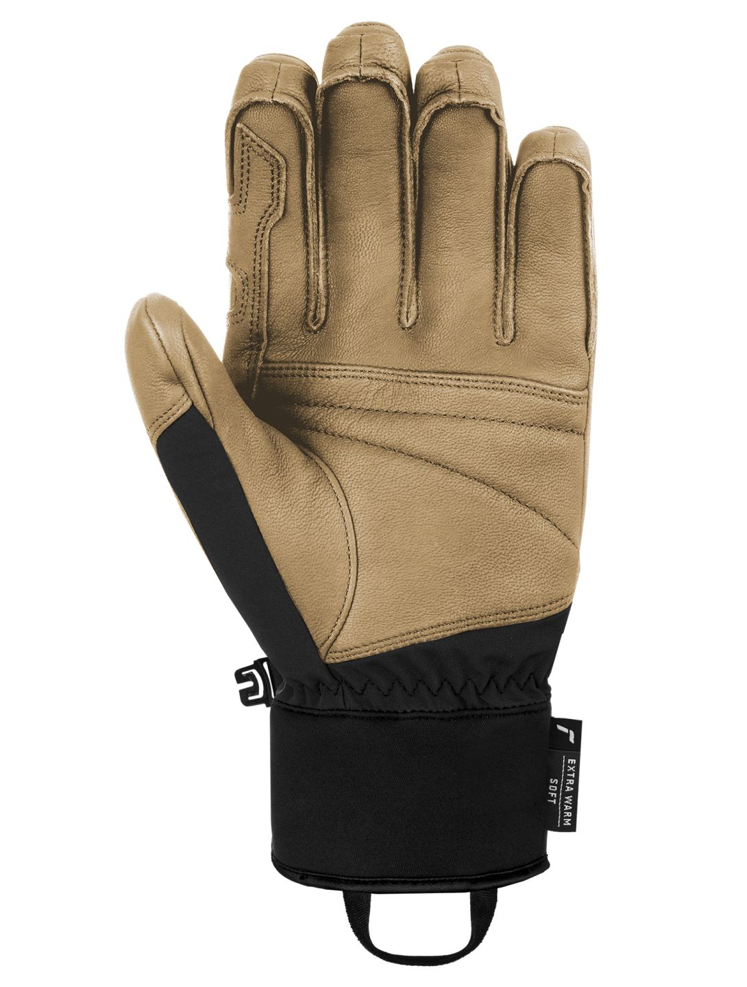 Reusch, Pro RC ski gloves men Black / Tan black, brown 