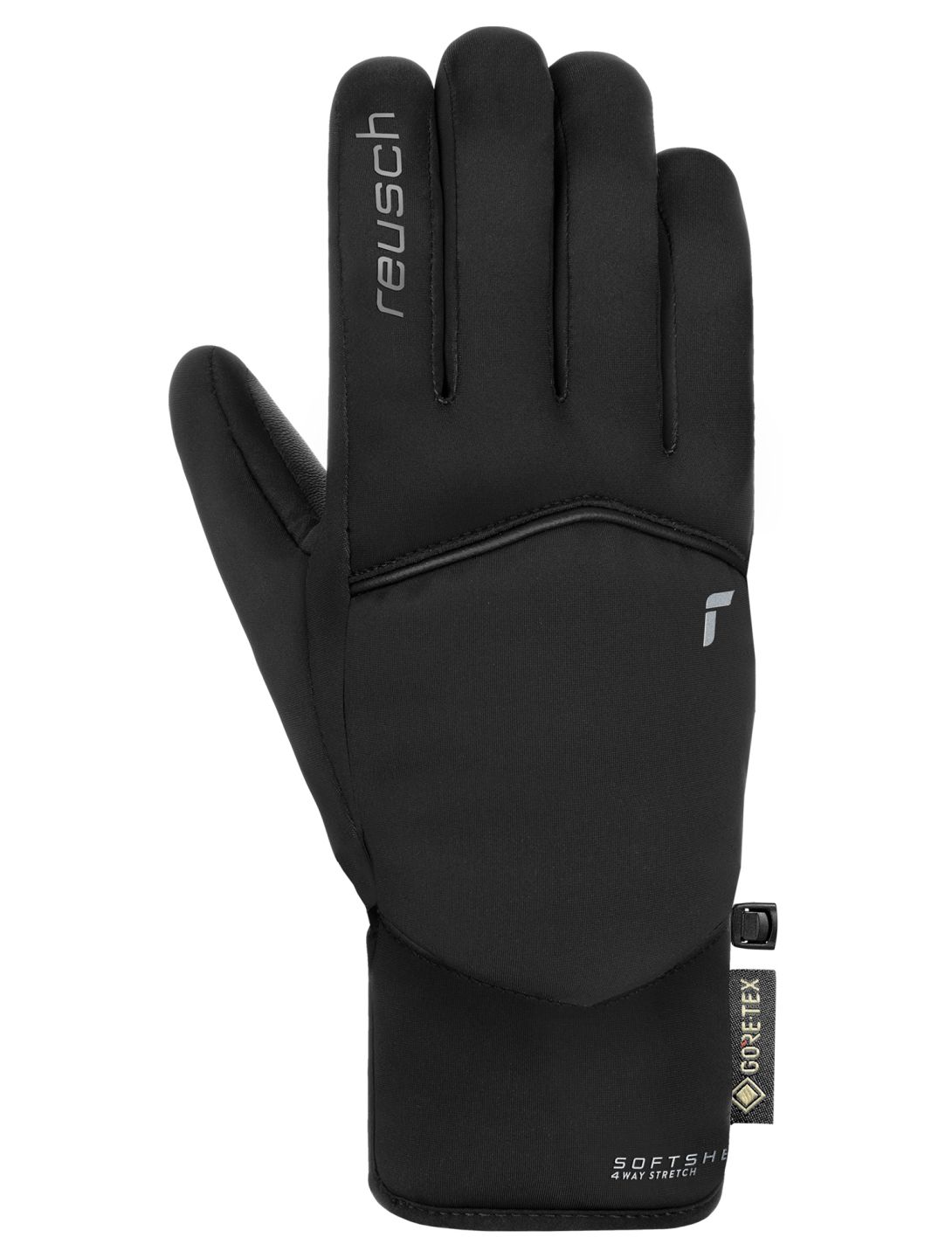 Reusch, Reusch Amira GORE-TEX ski gloves women Black / Silver black, Zilver 