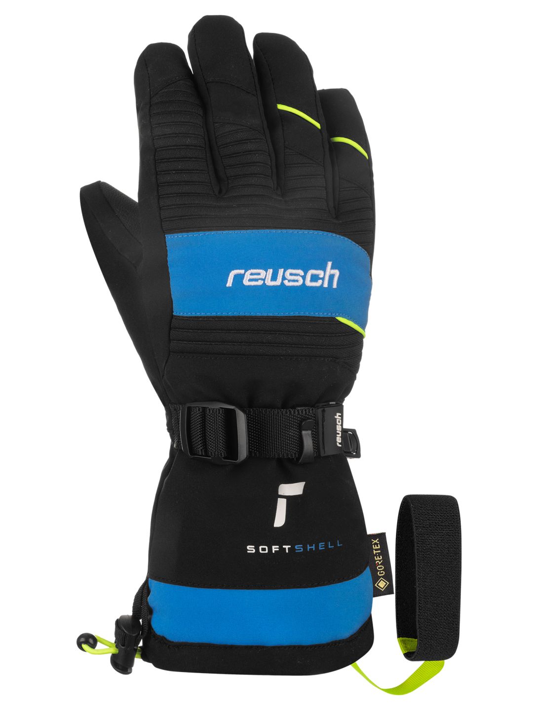 Reusch, Reusch Maxim GORE-TEX mittens kids Black / Briljant Blue / Safety Yellow black, blue, yellow 