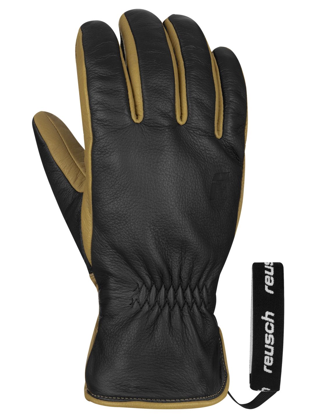 Reusch, Reusch Outsider ski gloves men Black / Camel black, brown 