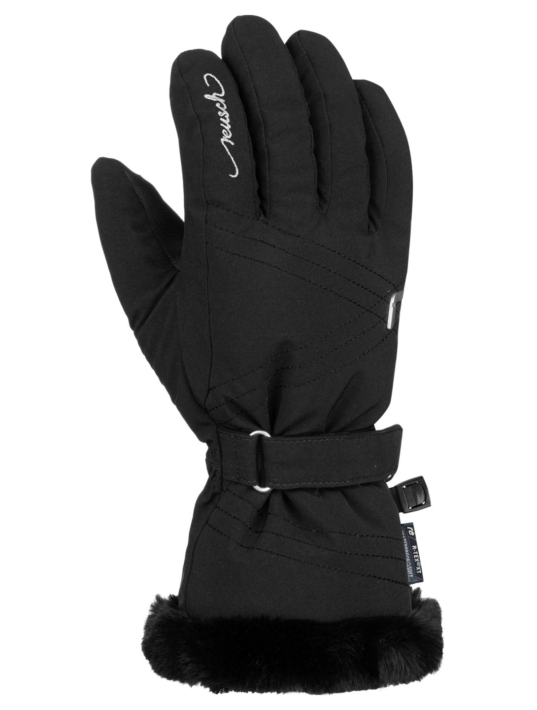 Reusch, Reusch Stella R-TEX® XT ski gloves kids Black / Silver black, Zilver 