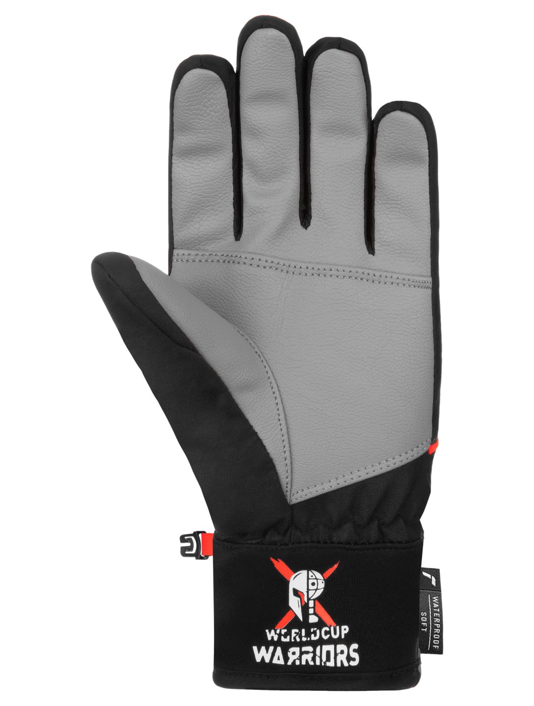 Reusch, Reusch Warrior R-TEX® XT ski gloves kids Black / White / Fluo Red black, red, white 