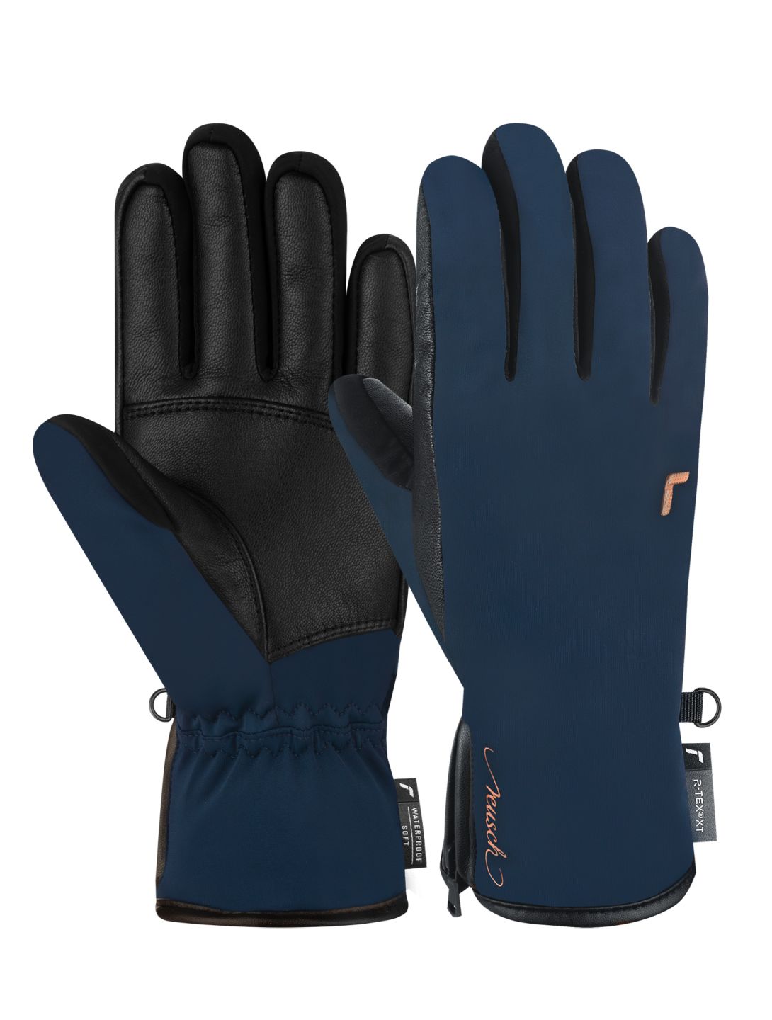 Reusch, Tiffany R-TEX® XT ski gloves women Dress Blue / Black black, blue 