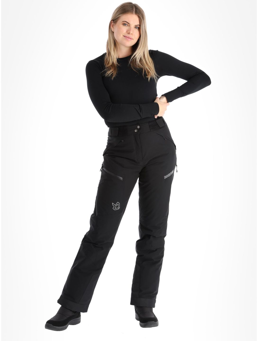 Rock Experience, Censi Peak ski pants women Caviar black 