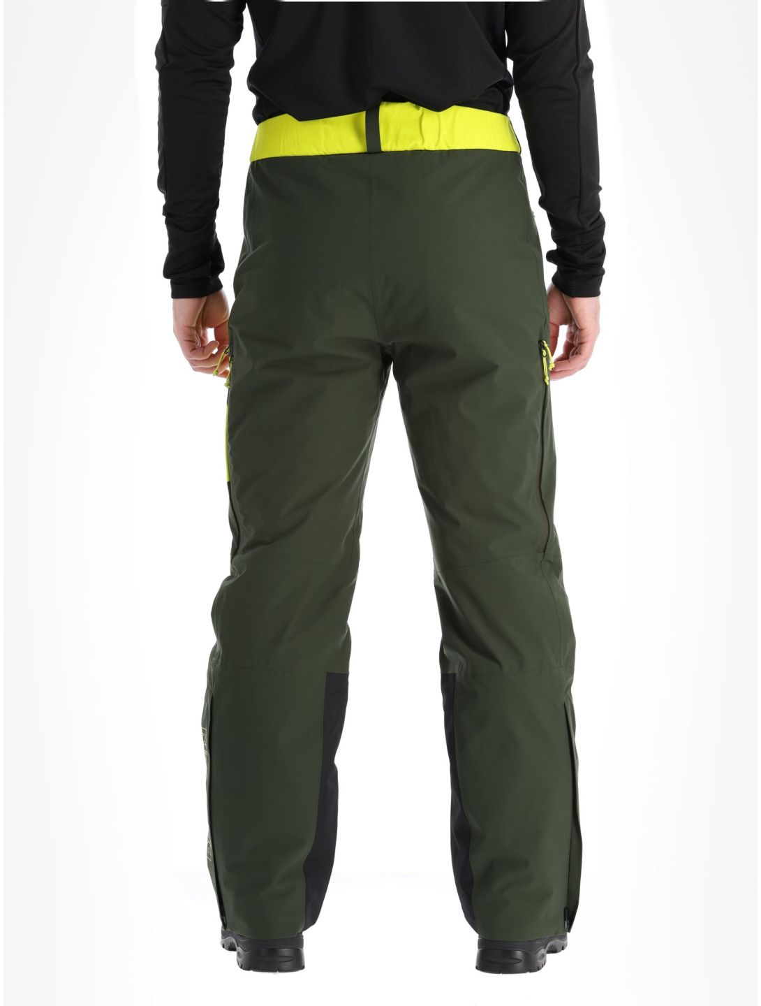 Rock Experience, Fanatic ski pants men Kombu Green / Safety Yellow green, yellow 