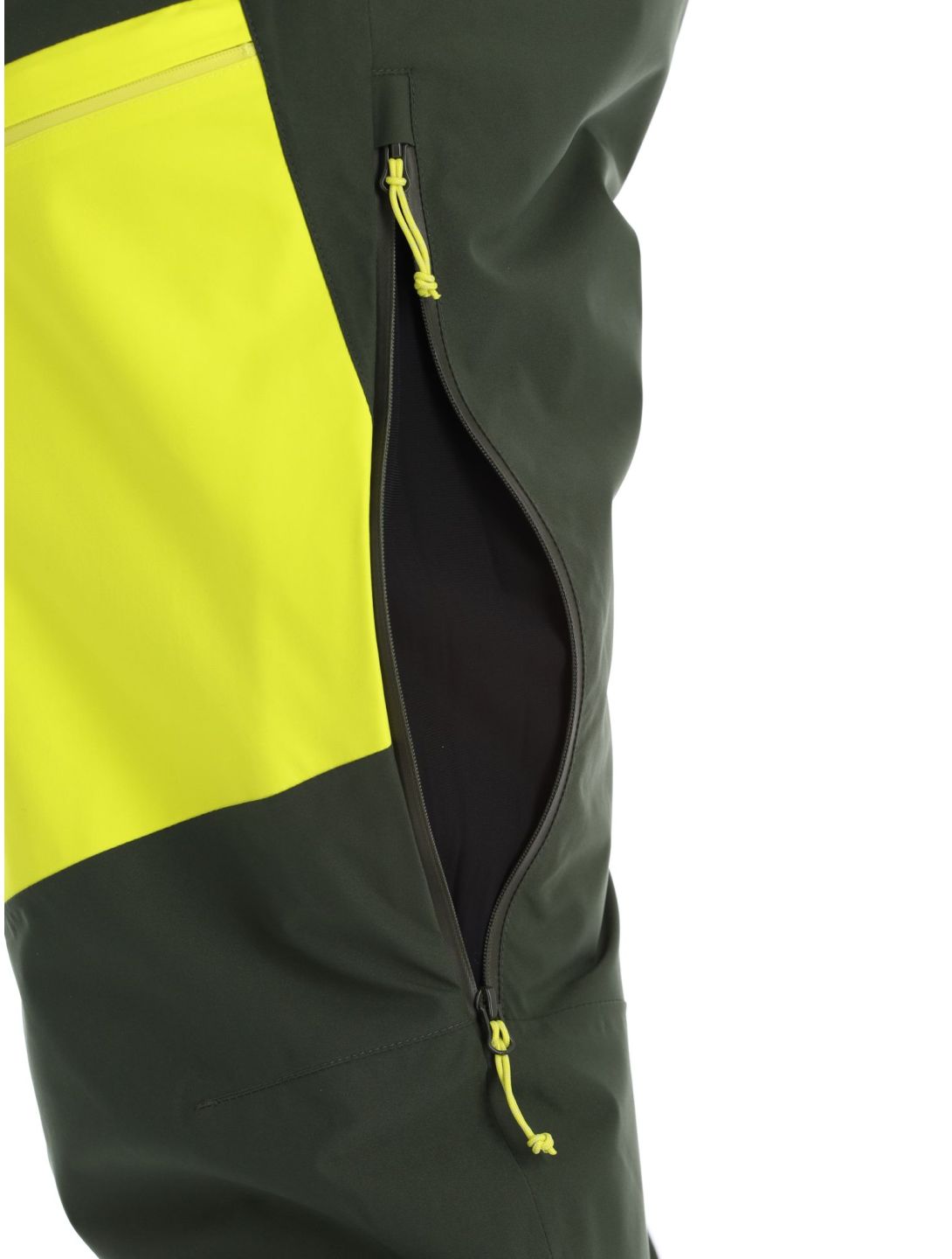 Rock Experience, Fanatic ski pants men Kombu Green / Safety Yellow green, yellow 