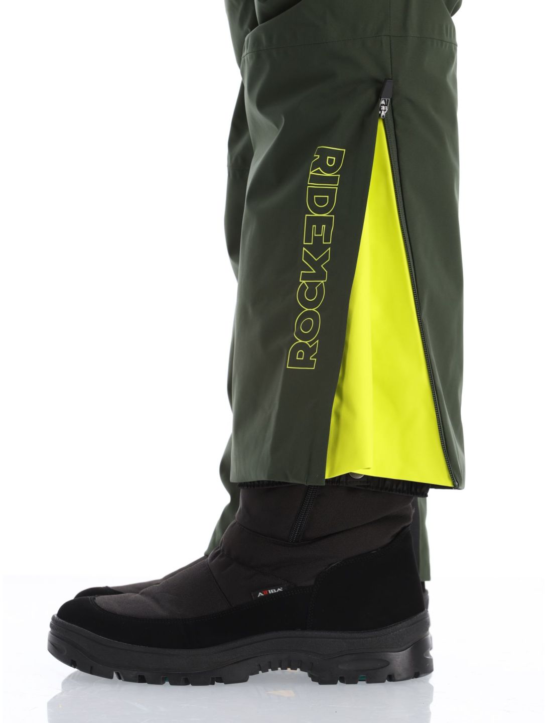 Rock Experience, Fanatic ski pants men Kombu Green / Safety Yellow green, yellow 