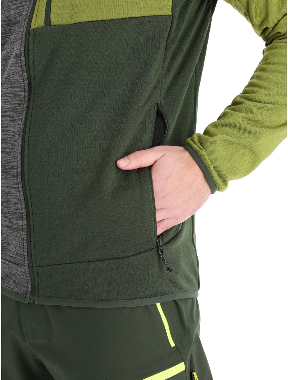 Rock Experience, Kobra Mock jacket men Kombu Green / Cardamom Seed / Grey Melange green, grey 