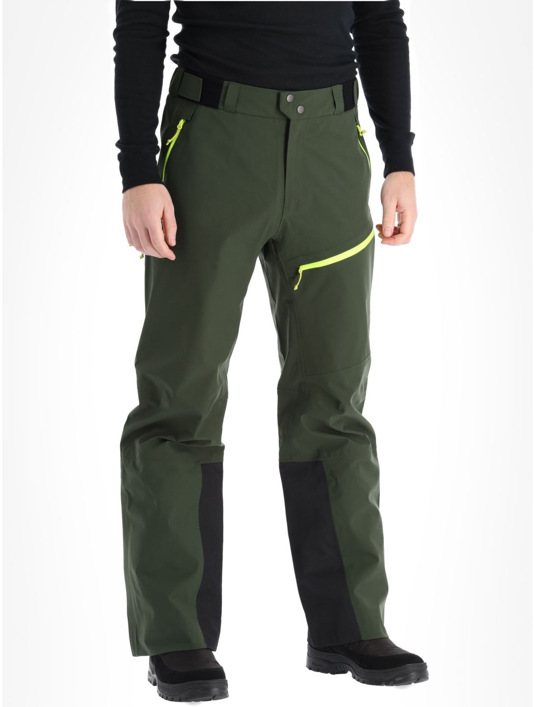 Rock Experience, Rockmantic ski pants men Kombu Green / Safety Yellow green, yellow 