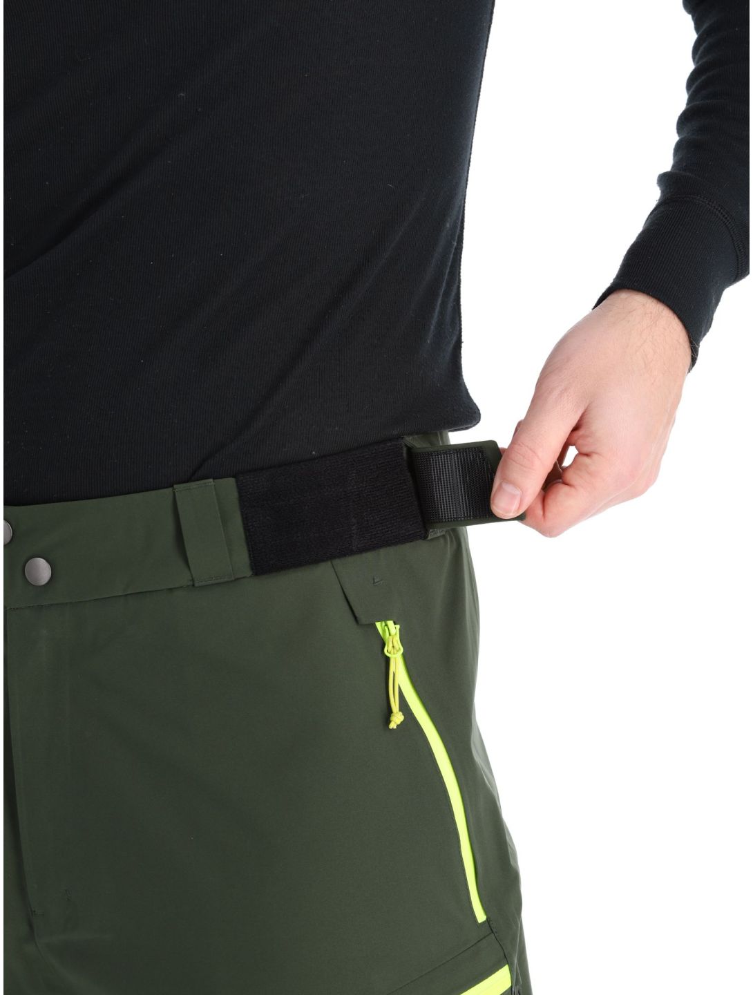 Rock Experience, Rockmantic ski pants men Kombu Green / Safety Yellow green, yellow 