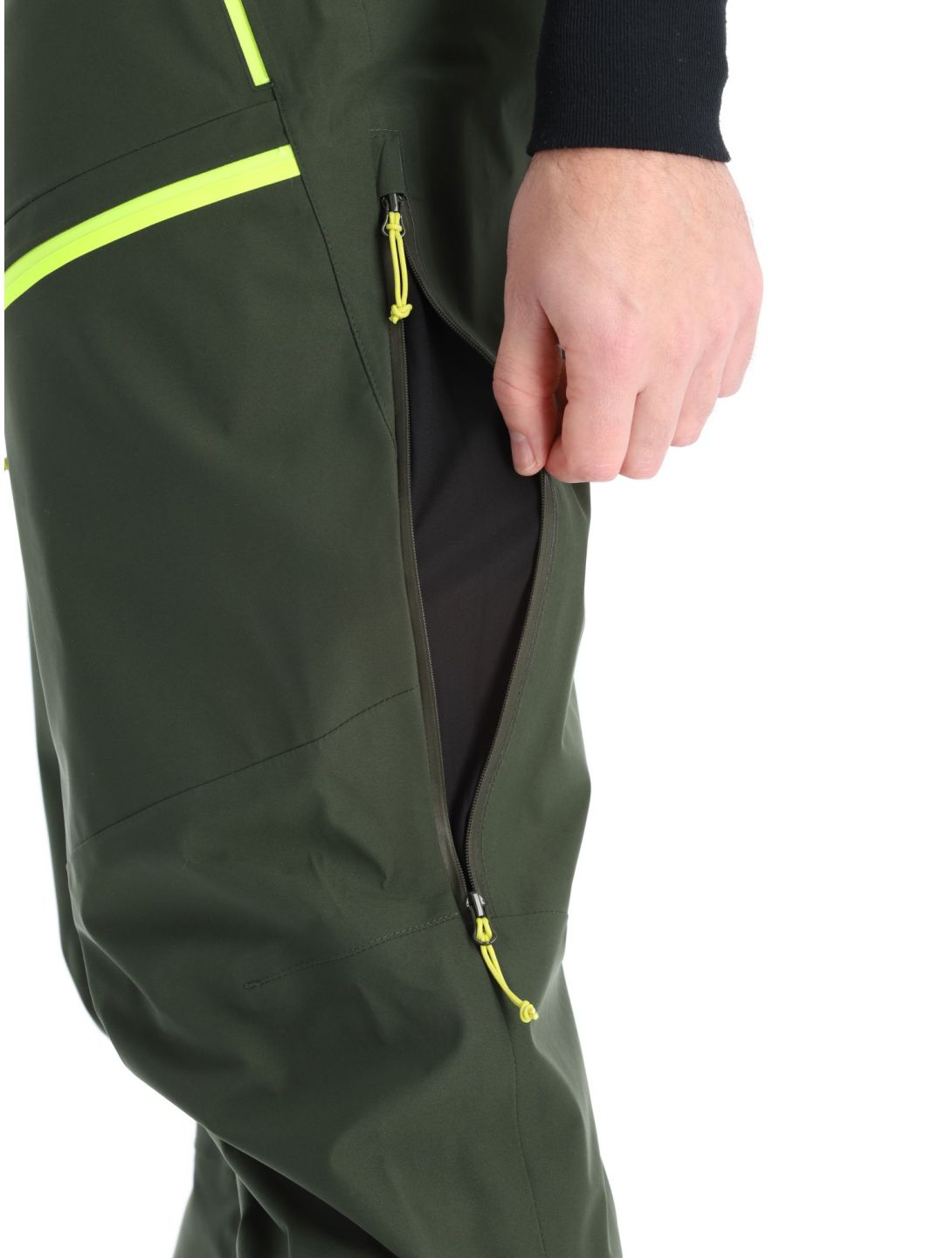 Rock Experience, Rockmantic ski pants men Kombu Green / Safety Yellow green, yellow 