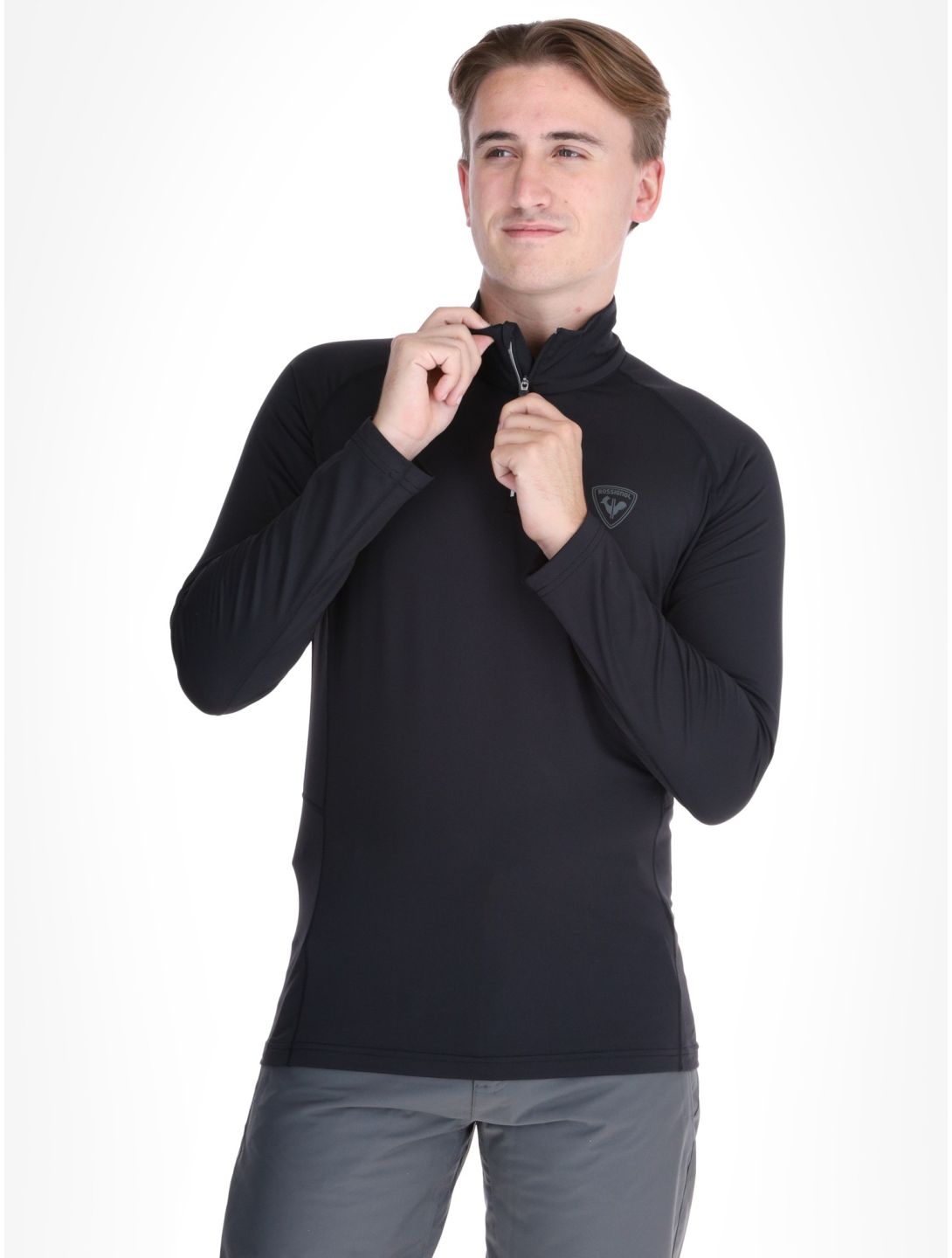 Rossignol, Classique 1/2 Zip pullover men Black black 