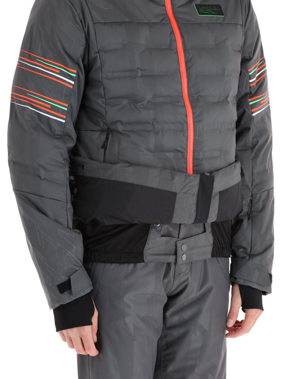 Rossignol, Hero Depart ski jacket men Onyx Grey grey 