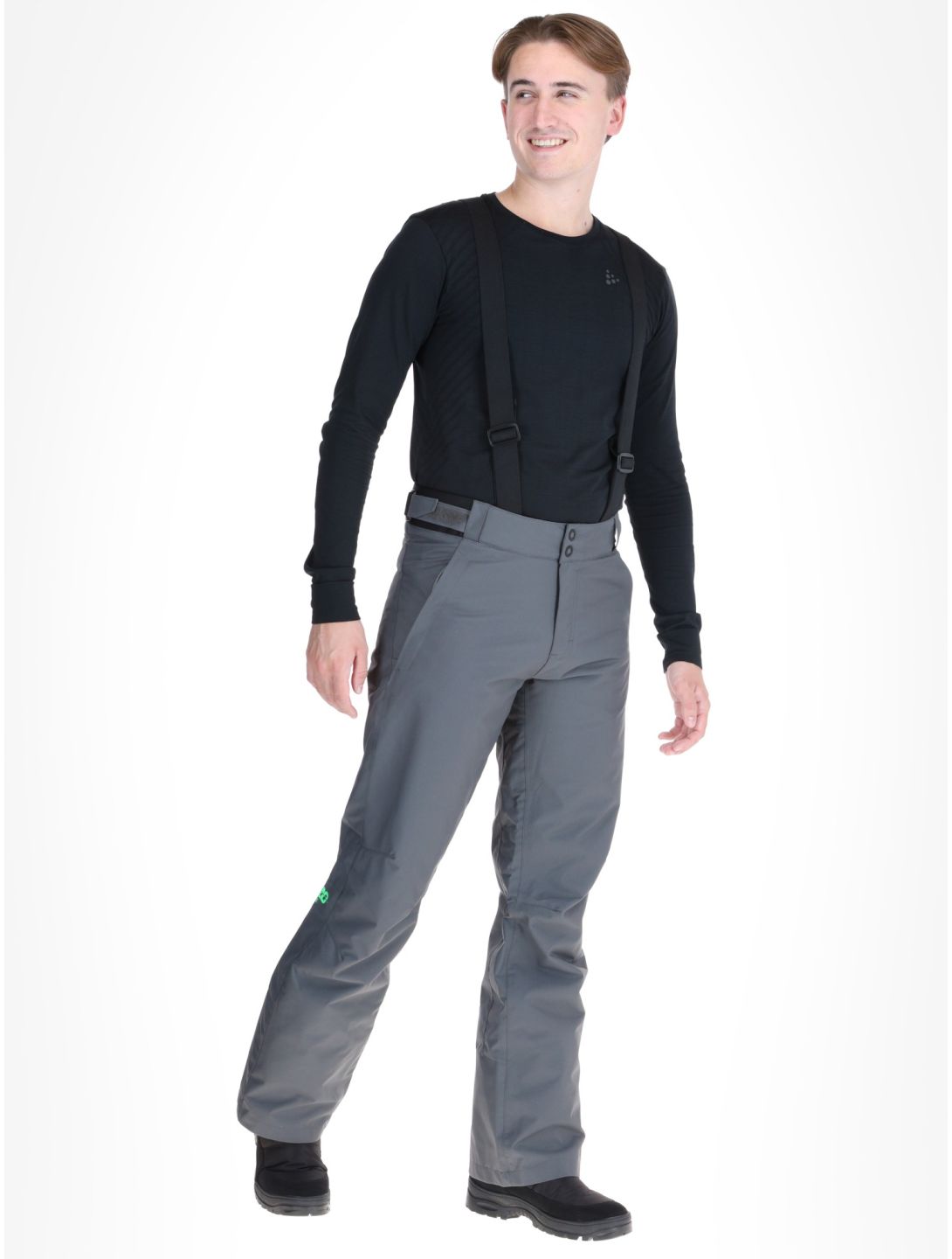 Rossignol, Hero Velika ski pants men Onyx Grey black, grey 