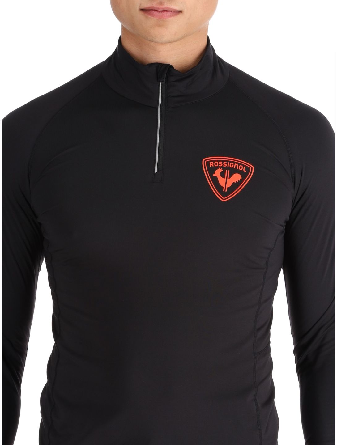 Rossignol, New Hero Classique 1/2 Zip pullover men Black black 